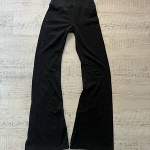 Black Flared Aerie Yoga Pants